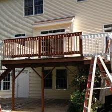 Deck Painting on Long Hill Farms Rd. in Guildford, CT 2