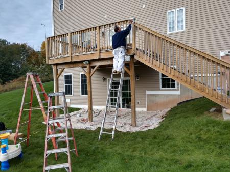 Deck Painting in North Haven, CT